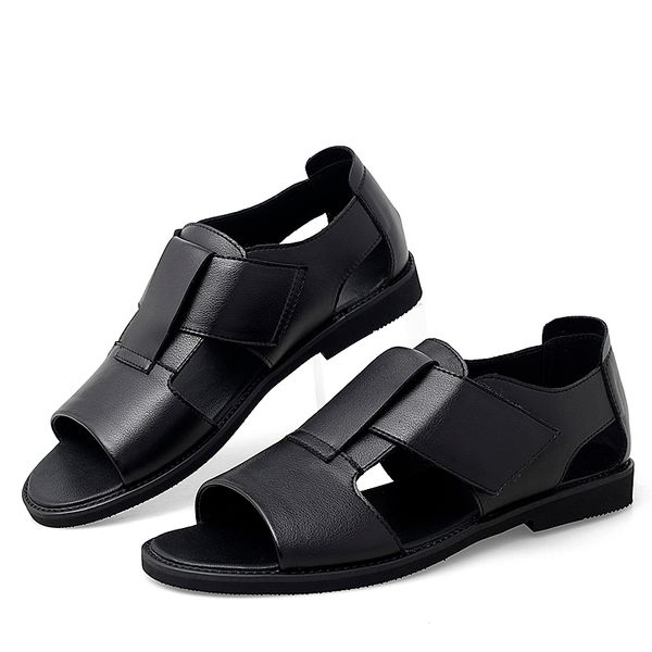 

sandals cuero breathabl spring zapatos para comfortable zapatillas informales men mesh breathable sneaker for sneakers fashion sports zken, Black