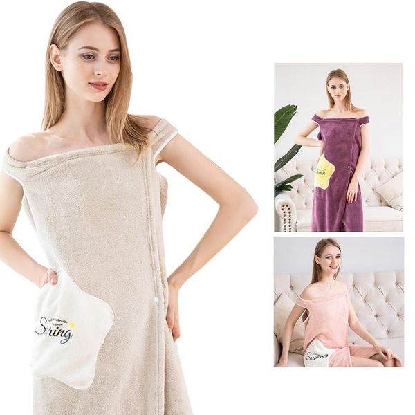 

towel simple household thickened absorbent towels bath quick-drying bathrobes do not lose hair skirt
