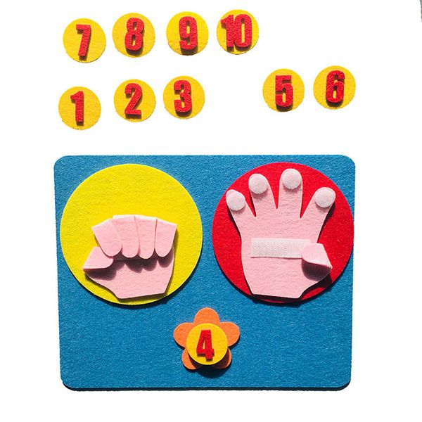 

montessori mathematical toy teaching aids hand shape intelligence kindergarten