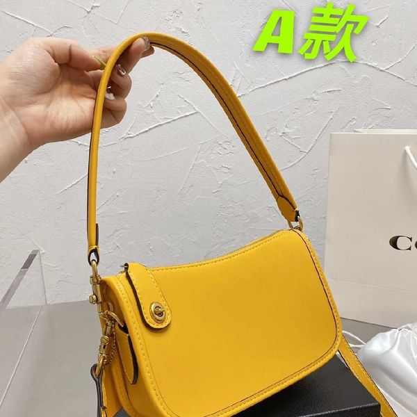 

wholesale wholesale bag, new cowhide crescent armpit mahjong one shoulder messenger bag yw luxurys designers bag