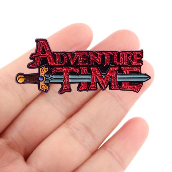 

pins, brooches dz1460 enamel pin anime collection logo bag lapel cartoon holiday badge jewelry fans gift for kids friends, Gray