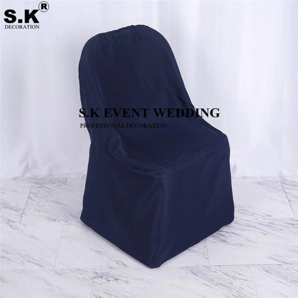 

chair covers 5 colors polyester folding cover for event wedding banquet decoration