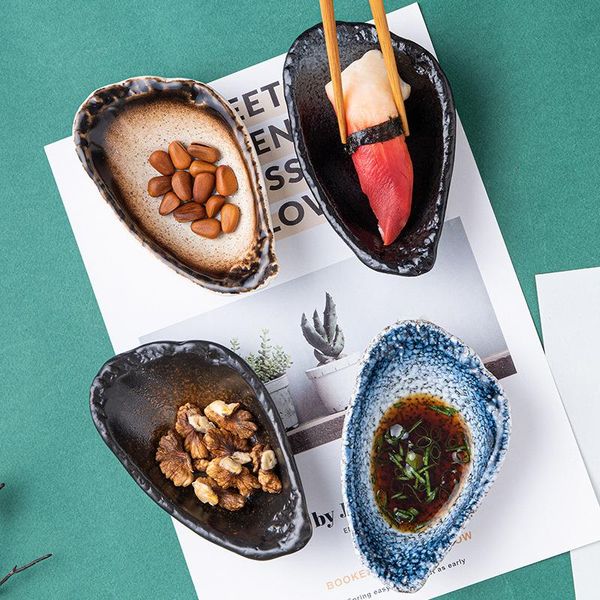 

dishes & plates lingao household ceramic japanese soy sauce dish vinegar side dipping seasoning lovely creative bean