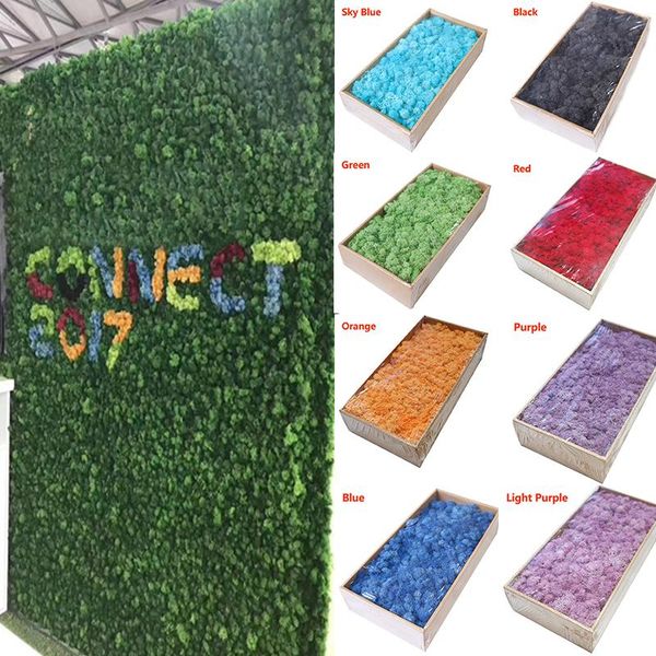 

500g/bag artificial green plant immortal fake flower moss eternal life /garden home decor wall diy micro landscape decorative flowers & wrea