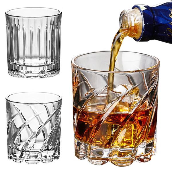 Verschiedene Stile, transparente Whisky-Weingläser, bleifreies Bierglas mit hoher Kapazität, Bar-Trinkgeschirr, 240–300 ml