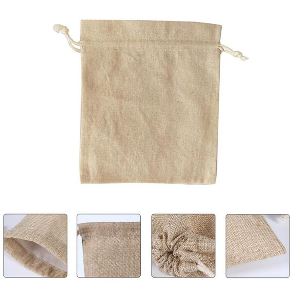 

gift wrap 10pcs portable drawstring bags baking food pouches storage for party
