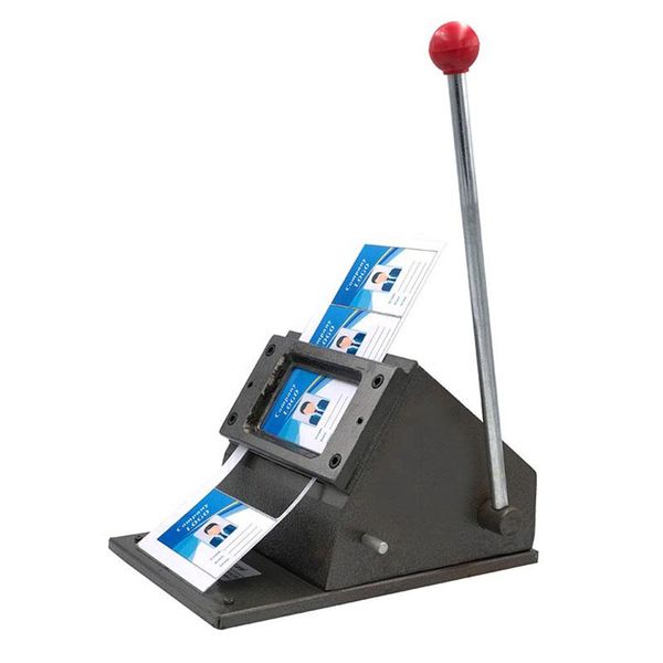 

large machinery & equipment manual round corner card cutting machine punch business po laminating