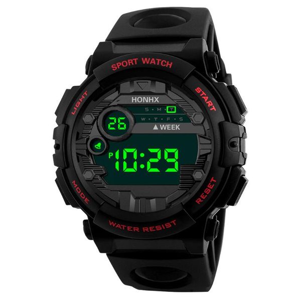 

wristwatches luxury watch men digital led sport outdoor date electronic watches waterproof clock male erkek kol saati, Slivery;brown