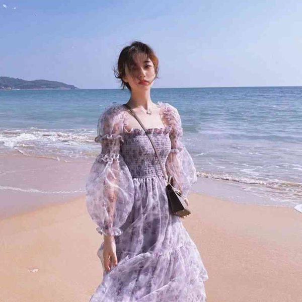 

casual dresses exit midi of elegant lace and buffoon, square neckline, skirt bohemia flowers beach, party dress for women, princess, , 65hd, Black;gray