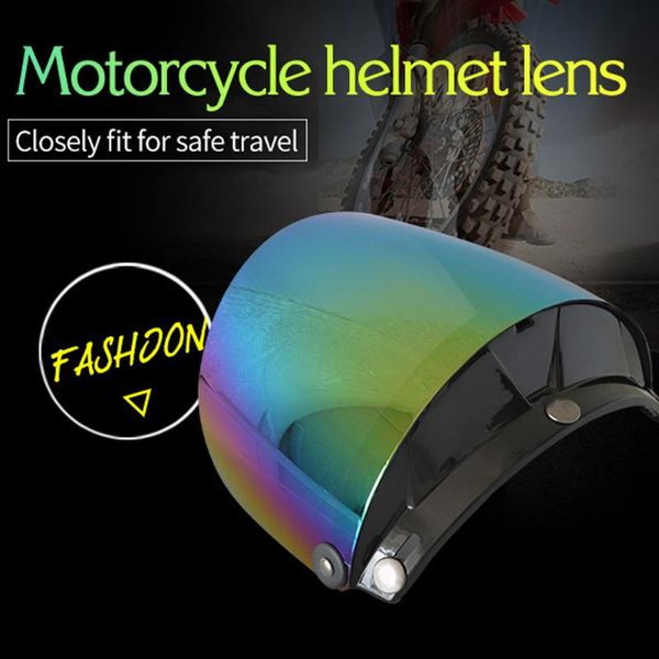 

motorcycle helmets anti-uv anti-scratch lens fashion visor wind shield universal for standard 3-snap open face