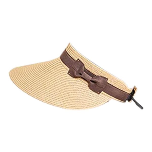 

berets kf-summer straw hat outdoor sun fashion foldable, Blue;gray