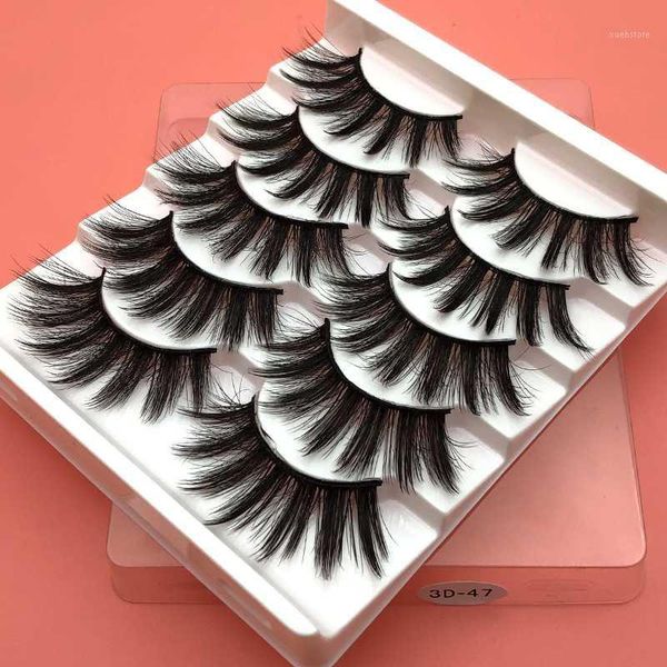 

mikiwi mink eyelashes 5 pairs of handmade 3d lashes natural extended beauty makeup false1