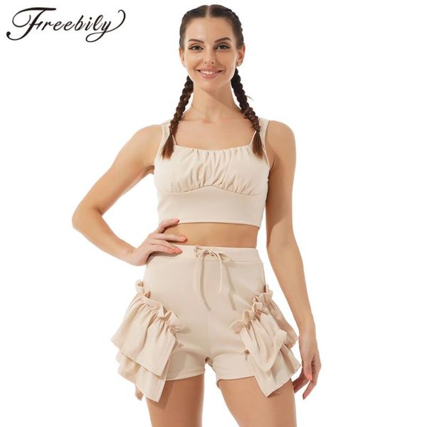 

yoga outfit women's set gym workout clothes push up sports bra fitness crop high waist shorts 2pcs suits seamless tracksuits