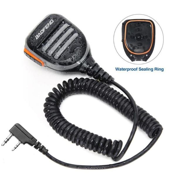 

walkie talkie original speaker mic microphone for portable two way radio uv-5r uv-5re plus bf-888s uv-b5 uv-b6 gt-3 mark