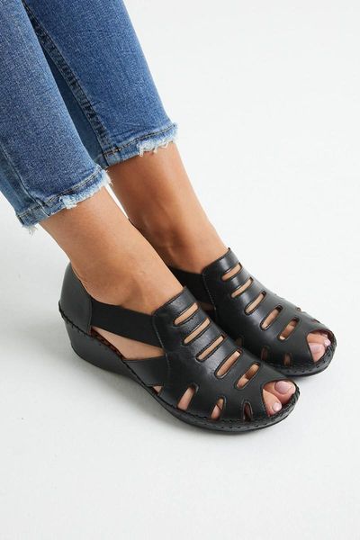 

sandals 21793070 women's comfort leather black