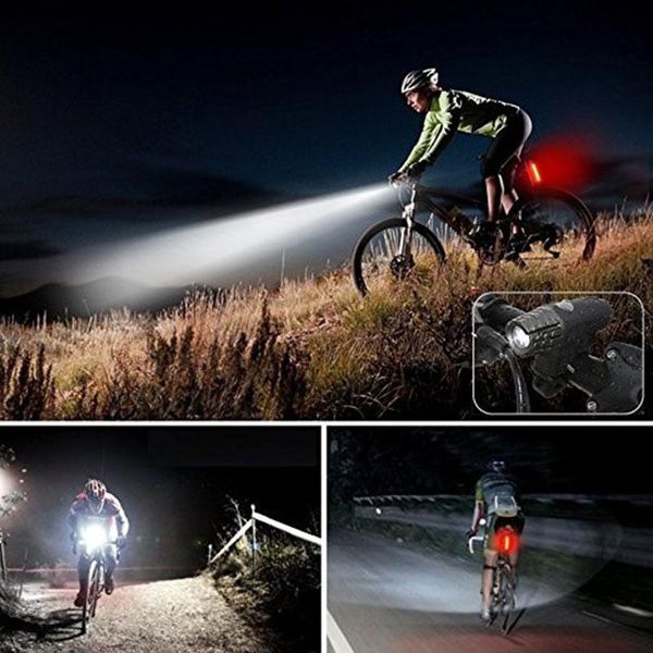 

rechargeable bike light lumens waterproof bicycle headlight safety do2 lights
