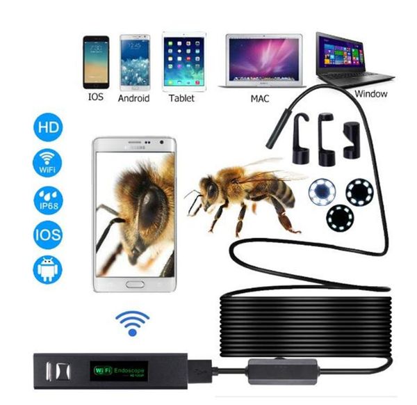 

5.5mm/8mm 1200p wireless wifi cmos borescope ip cameras