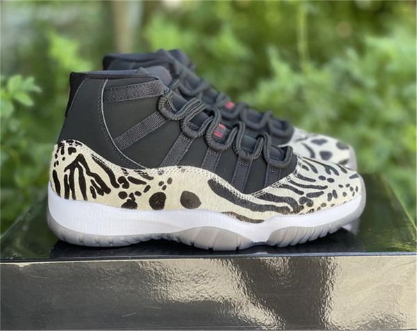 

2021 authentic 11 high og animal instinct zebra athletic shoes black red sail white bred gamma blue jubilee space jam 45 concord cap and gow, White;red