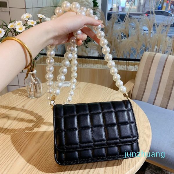 

chan nel bag designer- women pearl chain shoulder bag classic flap wallet chains crossbody 20x13cm mini bags