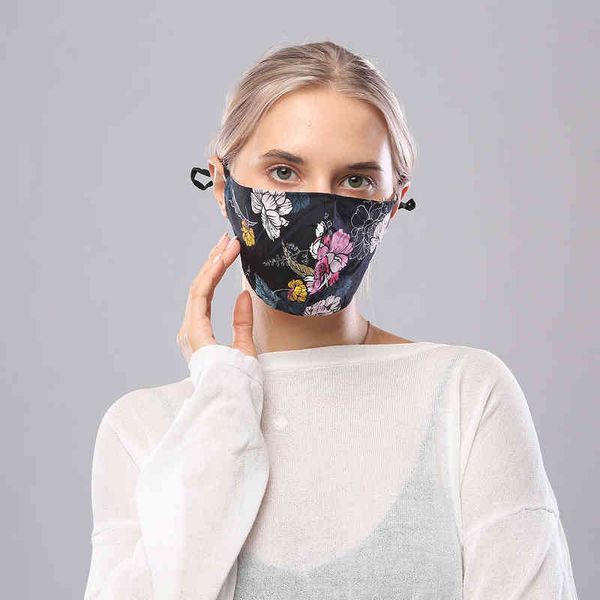 

masks mask autumn and winter printing fashion protection personality v-type fashionable dustproof breathable pure cotton can be cleaned