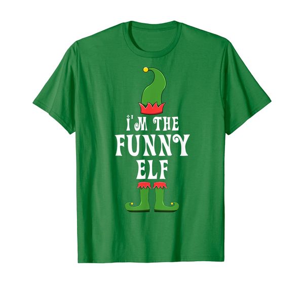 

funny elf t-shirt for matching family group, White;black