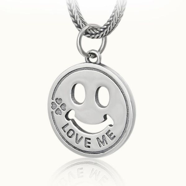 

pendants 925 sterling silver jewelry simple round pendant (fgl), Black