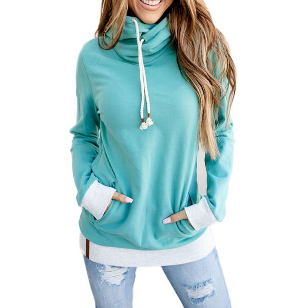 

2020 new color contrast loose sportswear women's candy trend, Black