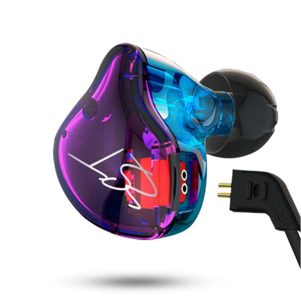 

kz zst music sport earbuds armature dual driver earphone detachable cable audio monitors noise isolating hifi gamming headphones