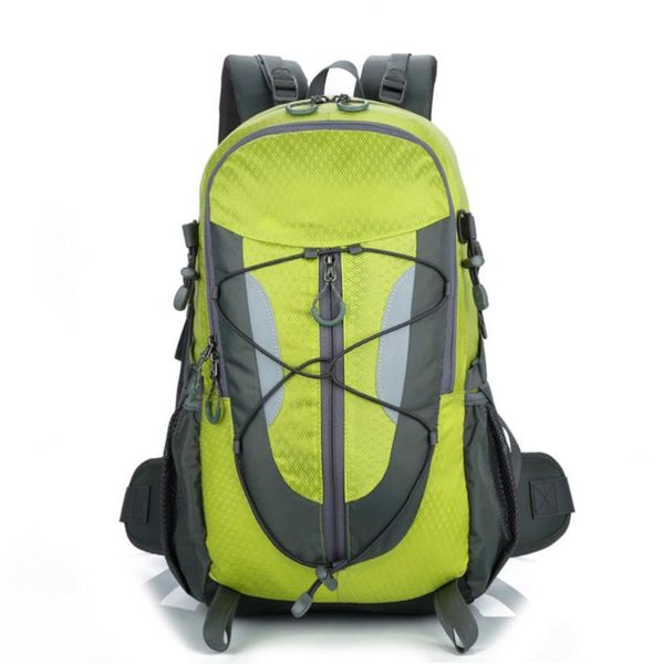 

practical waterproof backpack large capacity outdoor storage bag lightweight travel packsack for climbing riding hiking(blu bags