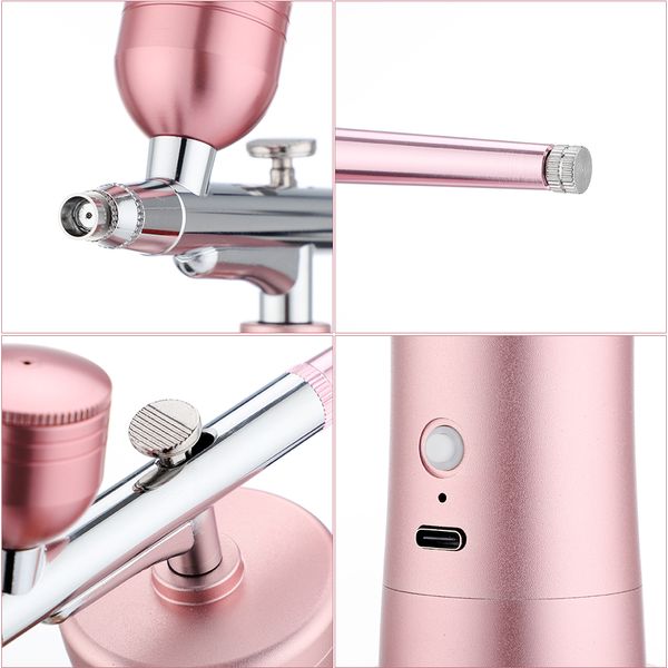 

nano oxygen injector handheld airbrush water oxygen injector machine for promote facial absorption moisturizing spray gun perfections