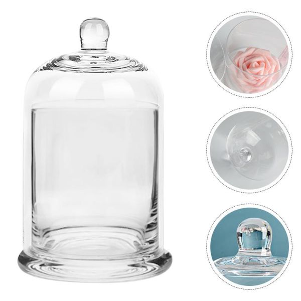 

set glass cover aroma cup dust-proof home decor (transparent) candles