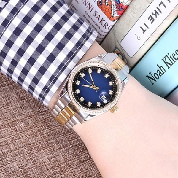 

luxury quartz wrist dress ladies watch silver bracelet stainless steel clock casual wristwatches, Slivery;brown