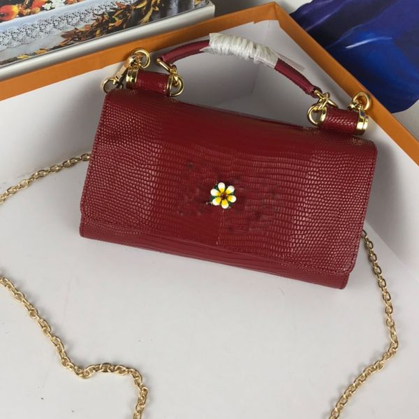 

mini cross body bag shoulder bags imported cowhide leather animal print handbag wallet fashion letter chains totes handbags