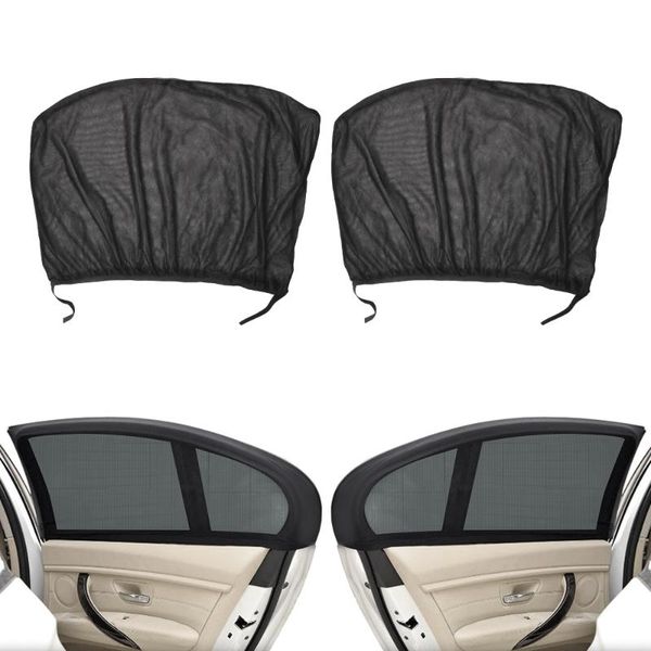

car sunshade 2pcs window cover curtain auto side rear sun shade car-styling uv protection shield mesh