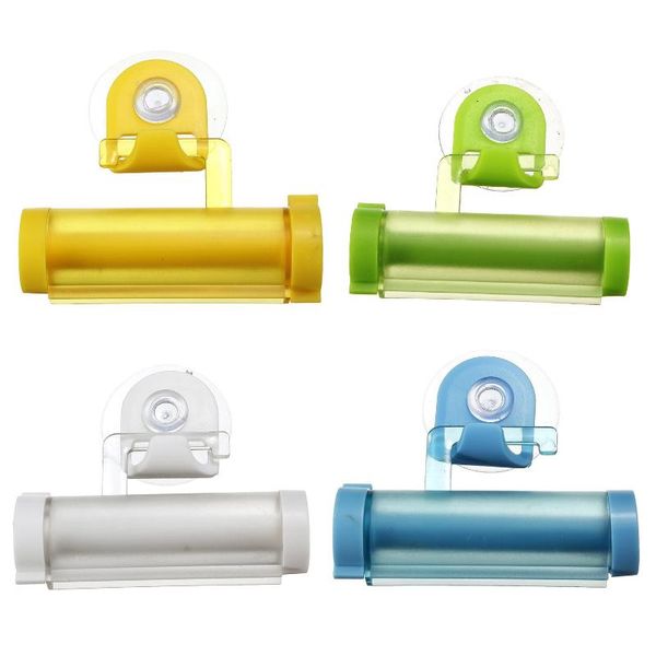 

toothpaste dispenser tube press holder green bath accessory set