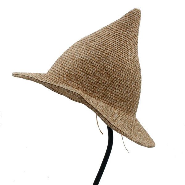 

stingy brim hats 2021 straw wizard hat cosplay party gift beach, Blue;gray