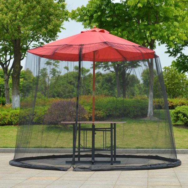 

mosquito net circular umbrella netting cover bug for umbrellas patio deck picnic