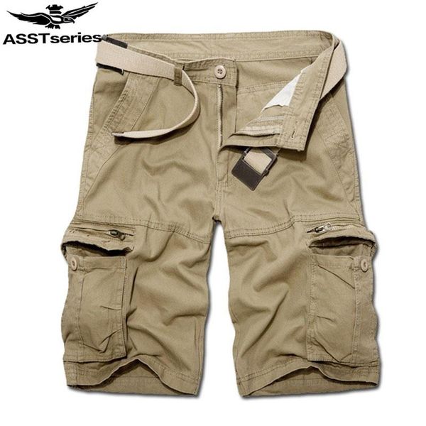 

army military shorts men men's cargo tactical shorts.09, White;black
