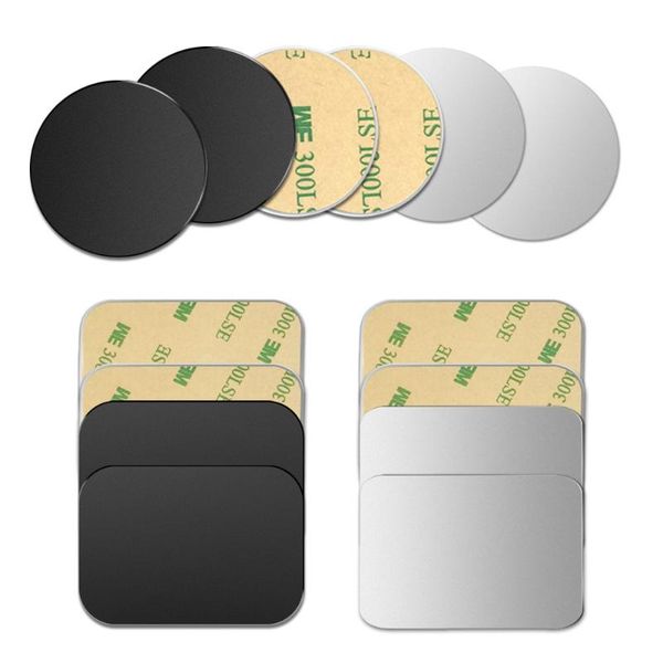 

cell phone mounts & holders fonken ultra-thin 5pcs magnetic metal plate car holder disk iron sheet sticker strong magnet for stand mount
