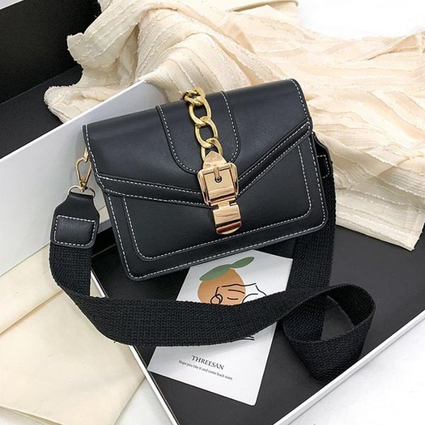 

ladies contrast color pu leather messenger bag travel small shoulder lady handbag bags