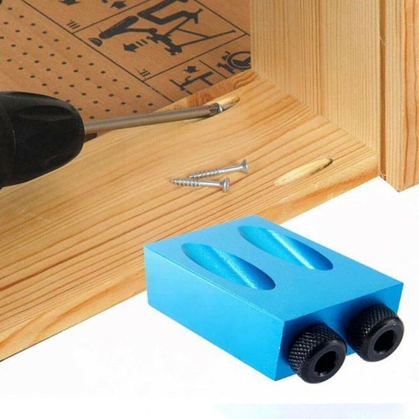 

professional hand tool sets oblique hole locator set woodworking drill bits pocket 15 guide kit jig angle degree carpentry diy d6u0