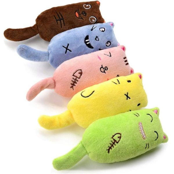 

cat toys chew toy bite resistant catnip filled plush cartoon teething kicker for cats