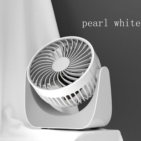 

electric fans usb deskfan three-speed wind adjustment silent 2000 ma 360Â° rotation smart touch switch replaceable battery