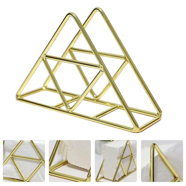 

napkin rings triangle holders luxury retro novelty table desk decor rack