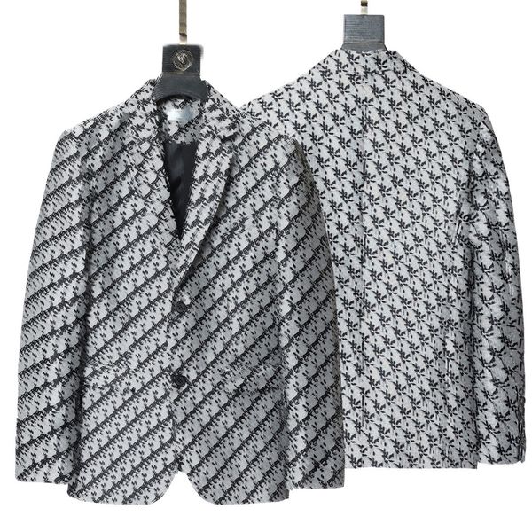 

2021 designer mens suit blazer jackets coats for man fashion letter button embroidery long sleeve casual party wedding suits hoodie men clot, White;black