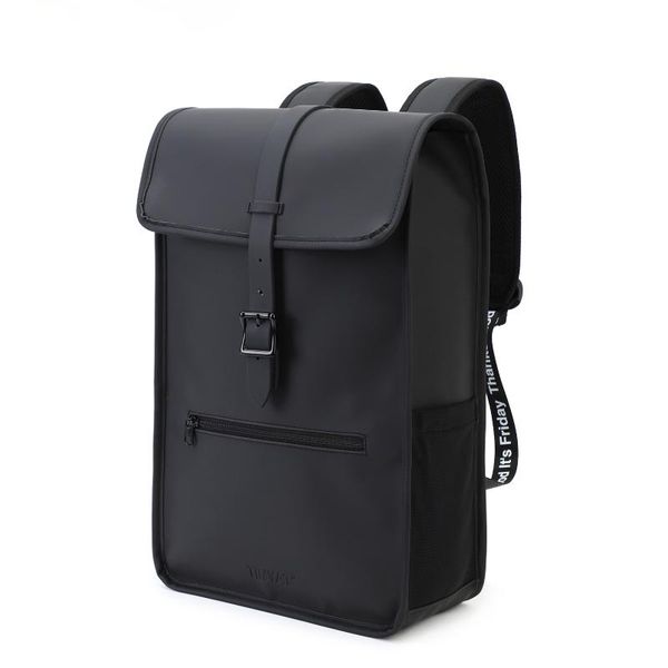 

backpack men's leather lapfor 14 15 inch waterproof travel school hiking finshing