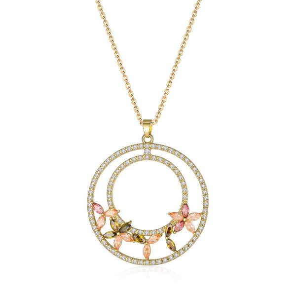 

charms and elegant ladies necklace, Bronze;silver