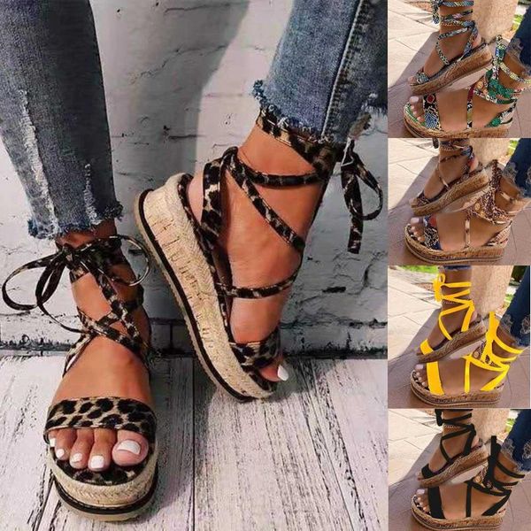 

dress shoes fashion slippers women summer causal outdoor sandals woman thick-soled hollow wedge heel casual large size, Black
