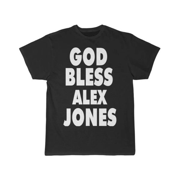 

god bless alex jones short sleeve tee, White;black