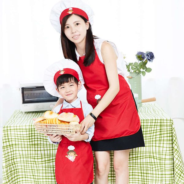 

pinco adorable dora children's apron chef apron hat set parent child apron set